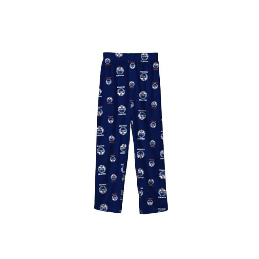 NHL TEAM COLORED PRINTED PANT EDMONTON OILERS DETSKÉ NOHAVICE